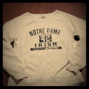 Champion Notre Dame Vintage Crew Neck Sweatshirt